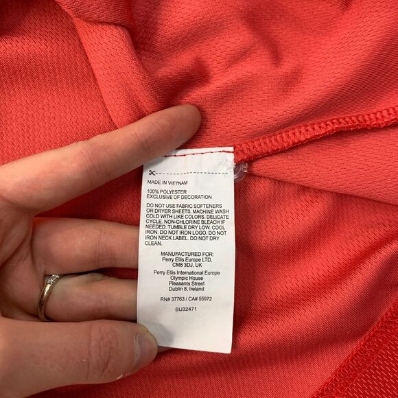 Callaway Polo Shirt Mens L Large Red Optidri Performance Short Sleeve Golf - Picture 7 of 9